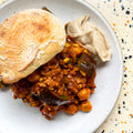 Spiced lamb Sloppy Joe
