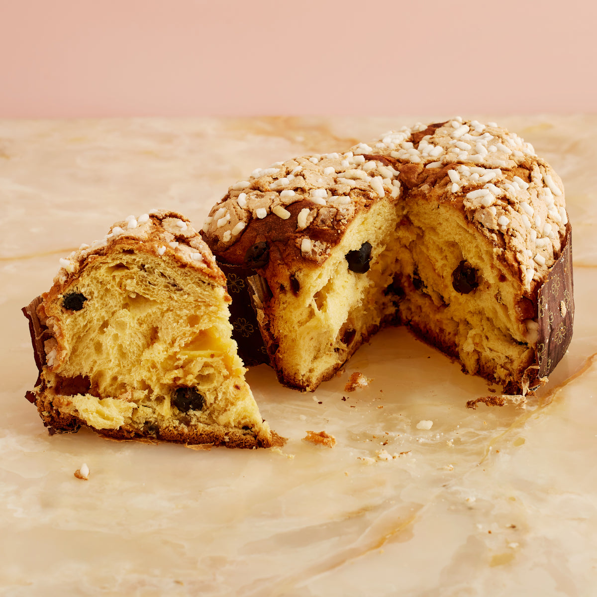 Sour Cherry & Custard Colomba