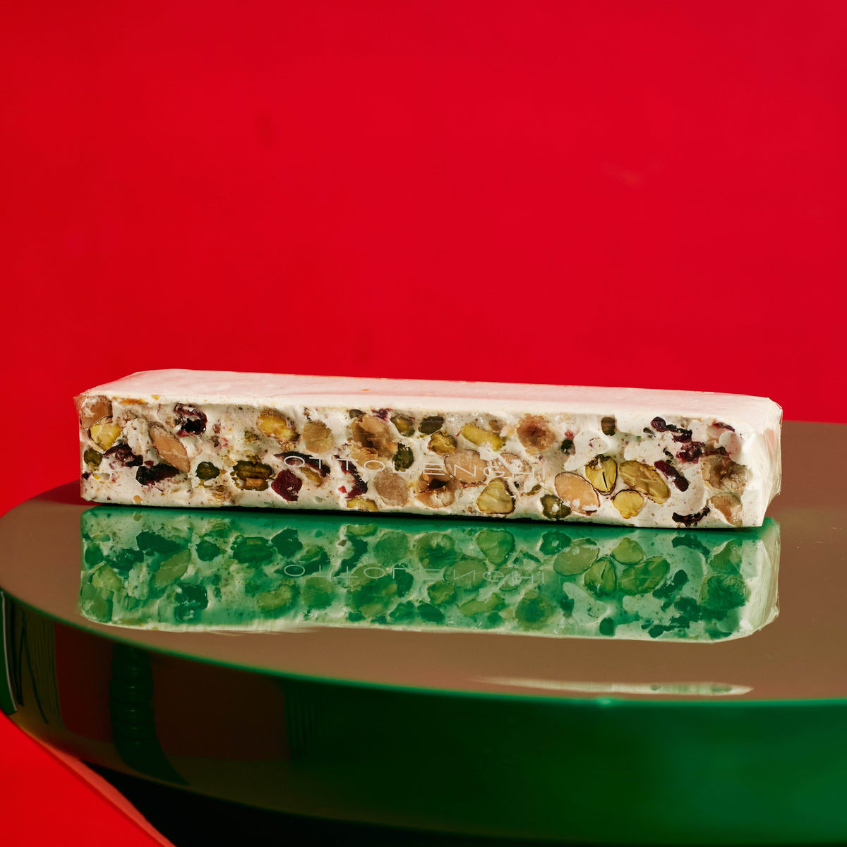 Pistachio and Cranberry Nougat