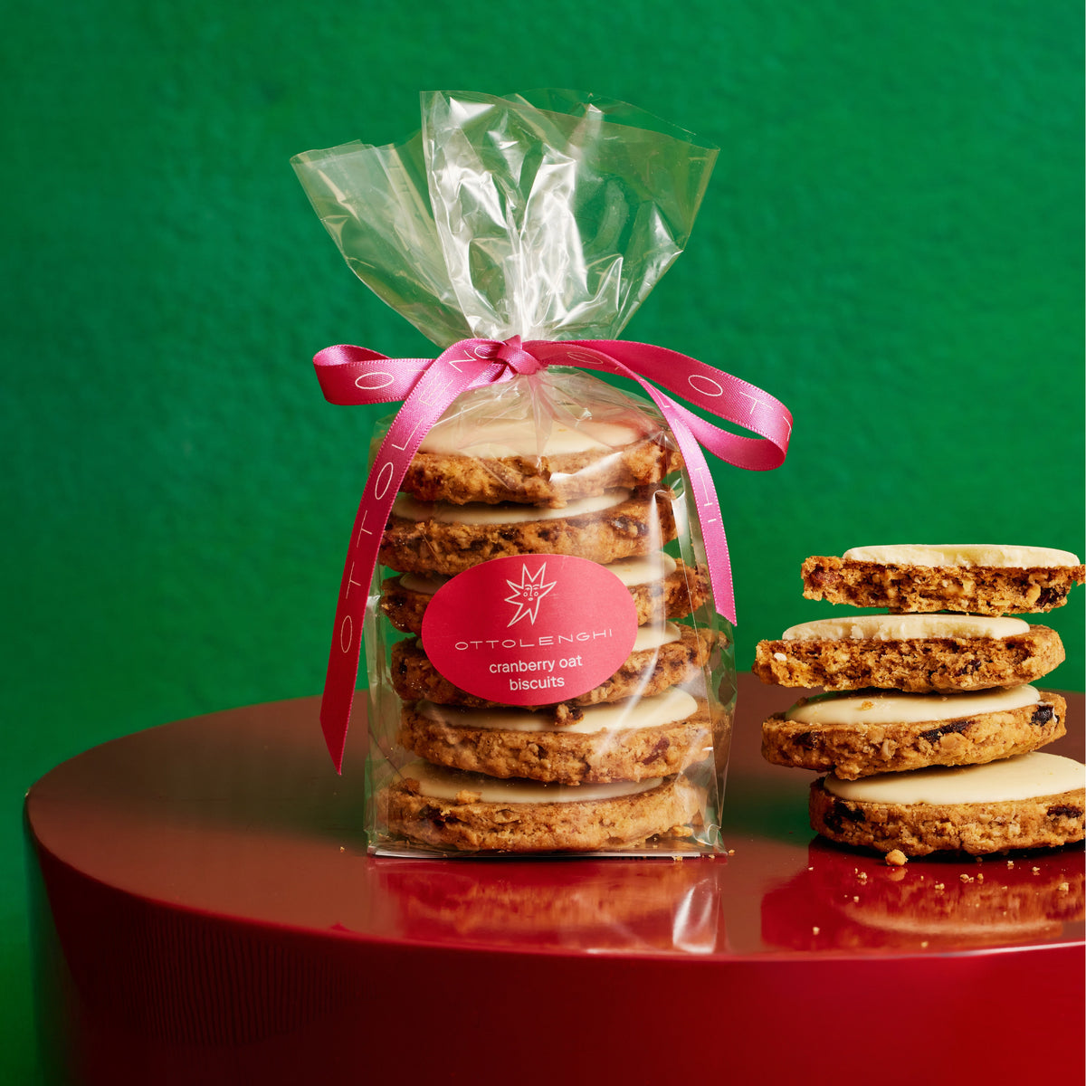 Cranberry and Oat Biscuits