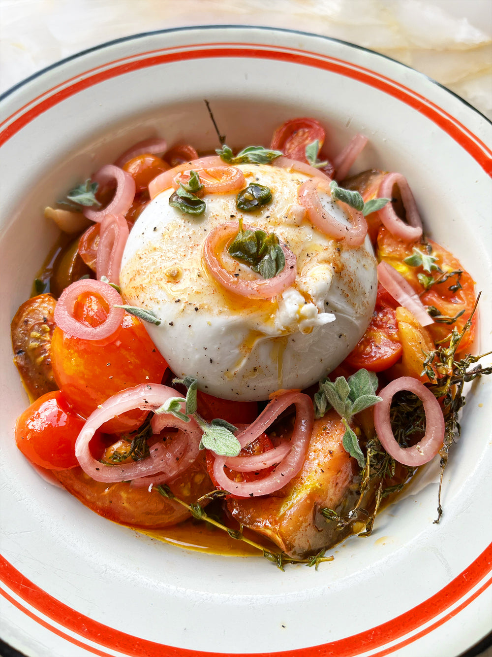 Burrata, Winter Tomatoes & Mascarpone