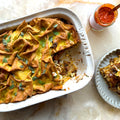 Water borek with butternut squash and feta 