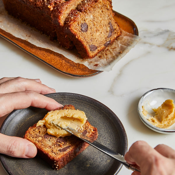Banana Bread with Tahini Butter | Ottolenghi
