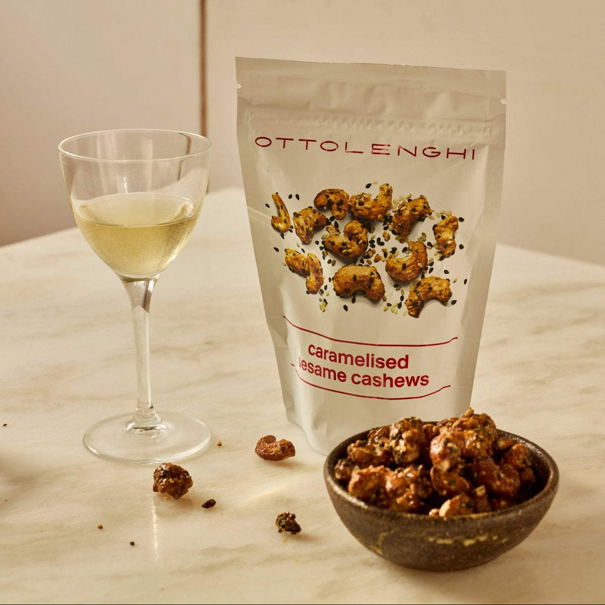 Caramelised Sesame Cashews