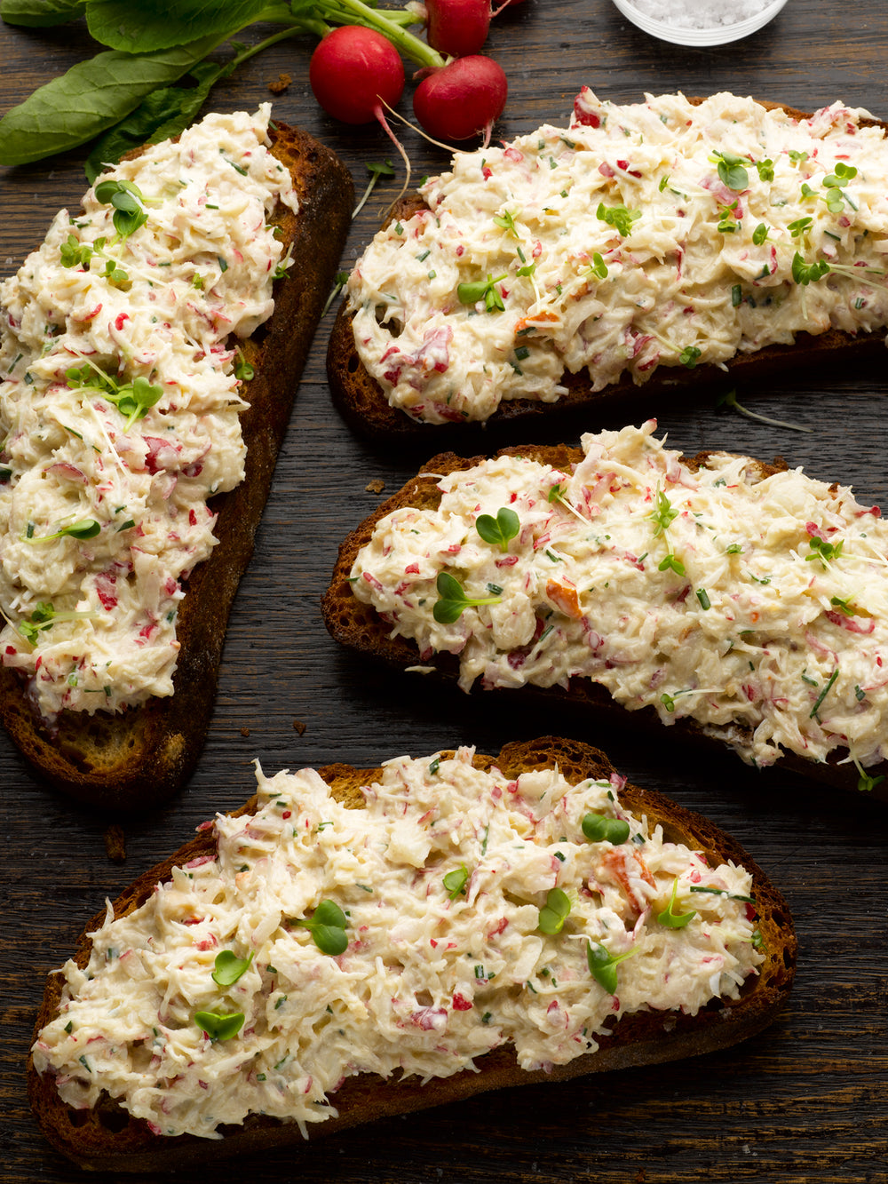 Crab Toast & Winter Tomato