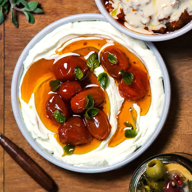 Labneh with Confit Tomatoes